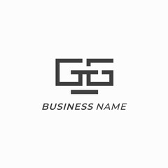 logo design letter G and letter I