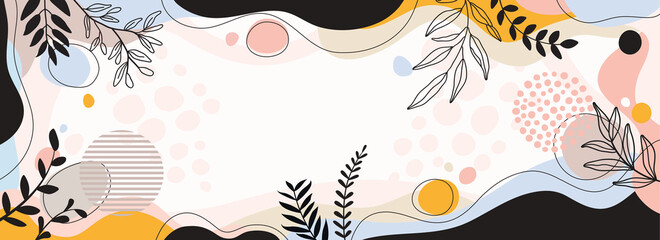 Color splash abstract background for design.Template banner and cover for social media ad, template special promo new arrival sale.	
