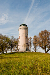 Basel, Wasserturm, Bruderholz, Stadt, Basel-Stadt, Turm, Aussichtsturm, Spazierweg, Wanderweg, Herbstsonne, Herbstfarben, Herbst, Schweiz