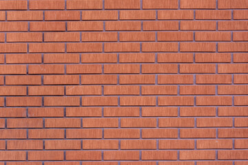 Texture of red brick wall, red brick wall background, red brick wall backdrop, small bricks	