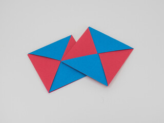 Obraz premium The Korean paper flip card (Ddakji)