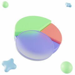 3D Pie Chart - Business and Finance Icon or Illustration Pack