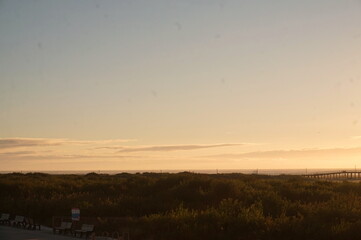 Sunrise Over the Ocean at the Beach