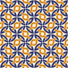 Vintage Geometric Circle Pattern - Ready to use Illustrator swatch