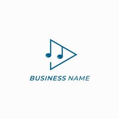 design logo creative play and melody
