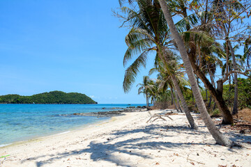 Beautiful blue sea on Phu Quoc Island, Vietnam