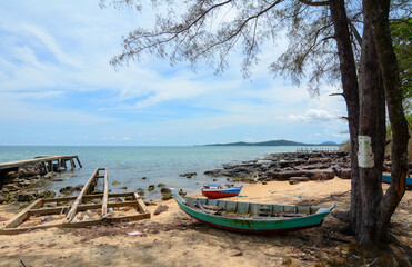 Obraz na płótnie Canvas Beautiful blue sea on Phu Quoc Island, Vietnam