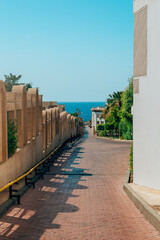 promenade in the sea