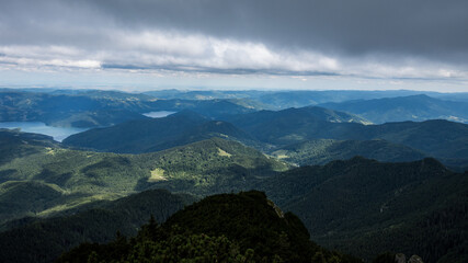 Aerial View of Mountains