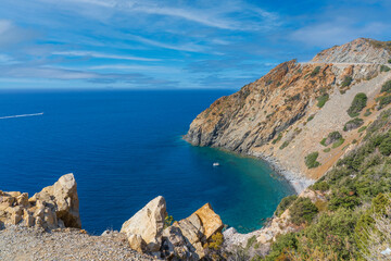 bay and coastline on the Island of Elba, Tuscan Archipelago, Tuscany, Italy, landscape photography

