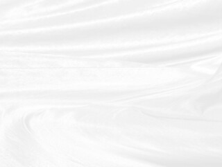Obraz premium elegrance soft fabric white abstract smooth curve shape decorate fashion textile background