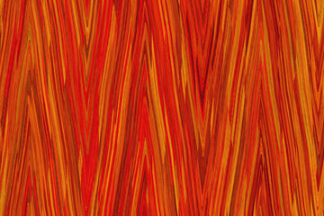 オレンジや赤の斜線の縞模様