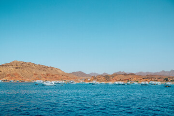 view of the sea from the sea