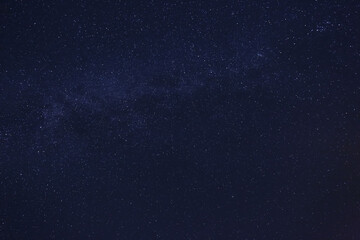 Fototapeta na wymiar Picturesque view of night sky with beautiful stars