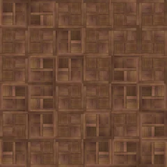 Foto op Plexiglas Bruin donkere Chantilly hout parket diffuus Kaart textuur. Naadloze textuur.
