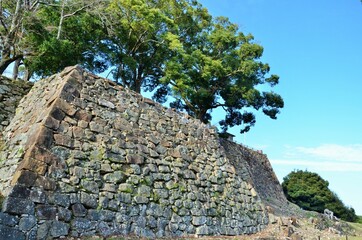 洲本城跡 本丸石垣