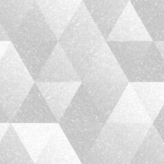 Retro style abstract gray and white background with random geometric triangle pattern. Elegant dark gray color with textured light shapes
