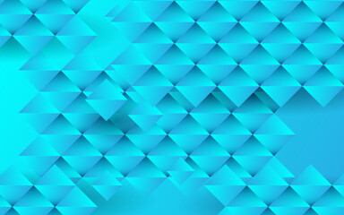 Abstract 3d blue hexagon background. Technology and Healthcare concept  Vector illustration