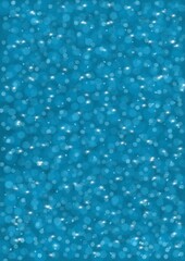 Silver blue background, banner with an empty place to insert, painted in the bokeh style