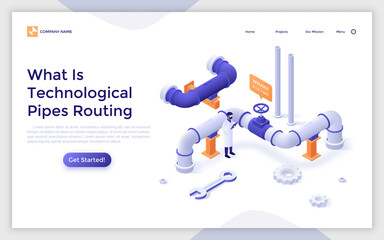 Isometric Vector Modern Template