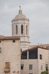 Ciudad pueblo antigua medieval vintage retro colores