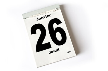 26. Janvier 2023