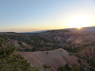 Fototapeta premium Sunrise on Bryce Canyon National Park - Utah - USA