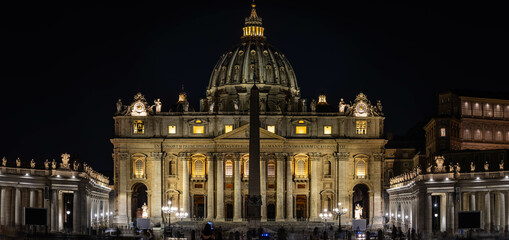 Panorama Piazza San Pietro Saint