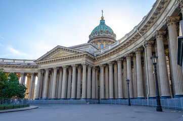 Obraz premium Kazan Cathedral in St. Petersburg, Russia