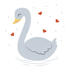 On the seventh day of Christmas
My true love sent to me:
Seven Swans a Swimming Swan 12 Days of Christmas Day 7 seven