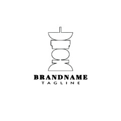 canape logo cartoon icon design template black isolated vector illustration