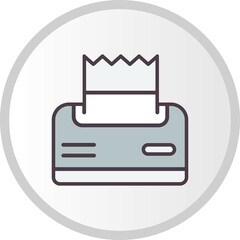 Tissue box Filled Vector Line Icon Design