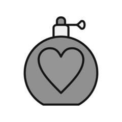 Obraz premium Perfume Filled Vector Line Icon Design