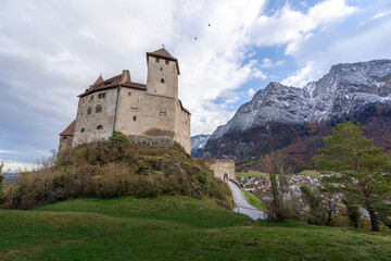 Fototapeta na wymiar Gutenberg Castle - Balzers, Liechtenstein