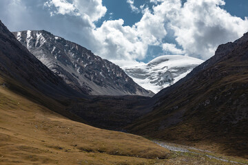landscape with sky and clouds