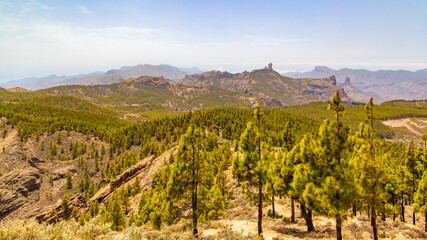 Fototapeta na wymiar Panoranic view of Gran Canaria