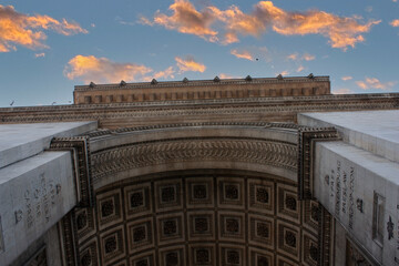 Obraz premium Arco del Triunfo. Paris, Francia.