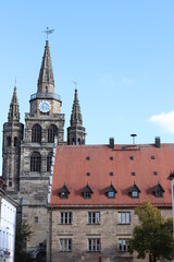 Naklejka na ściany i meble Altstadt in Ansbach.