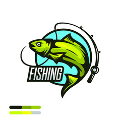 Fishing Logo Illustration
