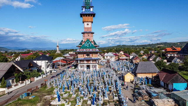 Merry Cemetery In Sapanta Village of Romania