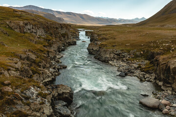 mountain river in the mountains