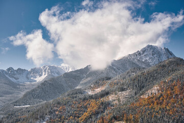 zachmurzone tatry