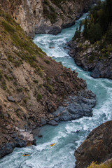 river in the mountains