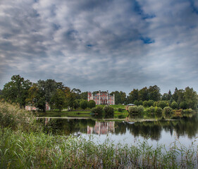 Fototapeta na wymiar Old Birini Manor in Latvia.