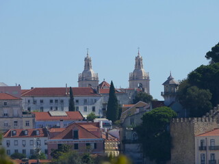 Obraz na płótnie Canvas Blick auf Lissabon