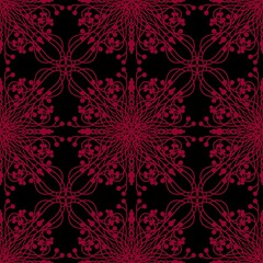 Seamless winter pattern with snowflakes for fabrics and textiles and linens 