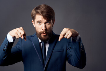 businessmen executive office isolated background