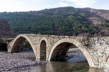 Fototapeta premium Roman bridge near village of Nenkovo, Bulgaria
