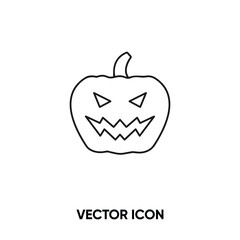 Halloween pumpkin vector icon. Modern, simple flat vector illustration for website or mobile app.Pumpkin symbol, logo illustration. Pixel perfect vector graphics	