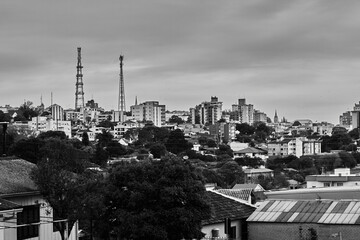 View of the city of Santa Rosa, Rio Grande do Sul, Brazil